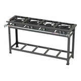 Fogão 4 Bocas Linha Grelhas 30x30 Baixa Pressão Industrial