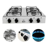 Fogão Á Gás 4 Bocas Portátil Branco Clarice Cooktop De Mesa