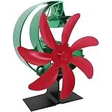 Fogão A Lenha 7 Fogão Ventilador Alimentado Por Calor Fogão A Lenha Termodinâmico Ventilador Operação Silenciosa Economizando Para Lareira Queimador Lenha Littryee