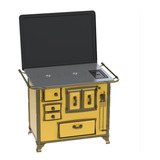 Fogao A Lenha Gii N 2 Renaissance Amarelo Cald