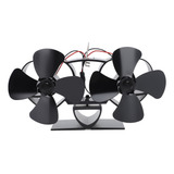 Fogão Com Ventilador De Lareira Movido A Calor Liga De Alum