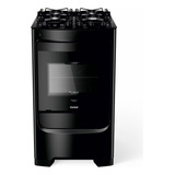 Fogão Consul Cfo4vbe Gas eléctrica 4 Bocas Com Mesa De Vidro Bivolt Cor Preto