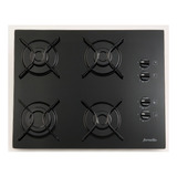Fogão Cooktop 4 Bocas Fornello A Gás Cor Preto 110v 220v