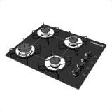Fogão Cooktop A Gás 4 Bocas Ultra Chama 127v 220v Chamalux