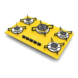 Fogão Cooktop Chamalux 5b Tripla Chama Amarelo glp