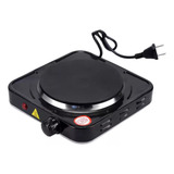 Fogão Cooktop Elétrica 1000w Fm Aço Inoxidável 110v