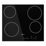 Fogão Cooktop Elétrico Fischer 4q Vitrocerâmica Touch Screen
