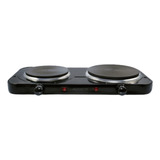 Fogao Cooktop Elétrico Portátil Mesa 2 Boca Preto 2500w 220v