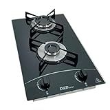Fogao Cooktop Gás 2 Bocas Automatico -Preto-