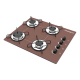 Fogão Cooktop Gás Chamalux Ultra Chama 4 Bocas Marrom Trempe Aramada 127v 220v