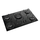 Fogão Cooktop Gás Itatiaia Ng 5 Bocas Tripla Chama Preto 127v 220v