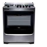 Fogão De Piso Consul 5 Bocas Acendimento Automático Inox Cfs5nar Bivolt