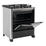 Fogão De Piso Fischer 5 Bocas Gran Cheff Bivolt Mesa Vidro