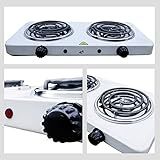 Fogao Eletrico Camping Fogareiro 2 Bocas 110v Portatil