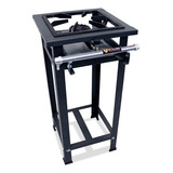 Fogão Industrial 1 Boca Alta Pressão Qs P Pastelaria Fe A Gás
