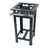 Fogão Industrial 1 Boca Dupla Queimador Duplo C Pés 30x30