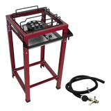 Fogão Industrial 1 Boca Master Alta Pressão 8 Caulins Com Pé