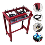 Fogão Industrial 2 Bocas 5 Caulins Alta Pressão Novo Modelo