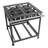 Fogão Industrial 4 Bocas Baixa Pressão Qs qd P5 30x30