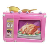 Fogão Infantil Brinquedo Torradeira Infinity Lua De Cristal Cor Rosa