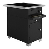 Fogão Lenha Munique Chapa Vitrocerâmica Preto Antonow 12x