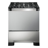 Fogão Mueller 5 Bocas Decorato Vetro Inox Com Mesa De Vidro E Timer Digital 127v 220v