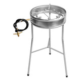 Fogareiro 8 Caulins C Borda 34cm Tripé 60cm Zincado 110 2