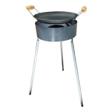 Fogareiro A Álcool E Mini Tacho Para Camping Pesca Portátil