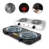 Fogareiro Eletrico Portatil 2 Bocas Cooktop Camping Cozinha