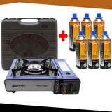 Fogareiro Fogão Frontier Portátil Flex Glp Ntk 6 Refil