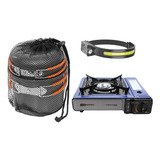 Fogareiro Portátil Nautika Camping Frontier Panela Lanterna