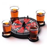 Foilswirl Conjunto De Jogo De Bebida Roleta Roleta Jogo De Festa Para Adultos Com 4 Copos Roda Giratória Jogo De Balada Boate Artigos De Festa De Natal De Halloween Presente Para Marido E