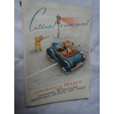 Folder Antigo Texaco Campanha Der