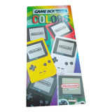 Folder Game Boy Colors 1995 Nintendo Raro Coleção Cartucho