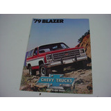 Folder Original Chevrolet Blazer 1979 79