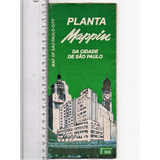 Folder Propaganda Antiga Mappin Planta De São Paulo 1996