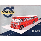 Folder Propaganda Antiga Volvo Onibus B635