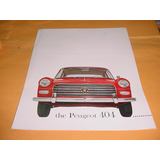 Folder Raro Peugeot 404