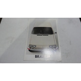 Folder Vw Brasilia 1600 Original Brochura Folheto Volks
