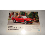 Folder Vw Saveiro Cl Gl Original Brochura Prospecto Folheto