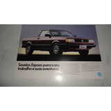 Folder Vw Saveiro Cl Gl Original Brochura Prospecto Pick up