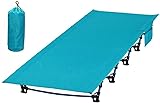 Folding Bed Ultralight Folding Tent Camping Cot Bed With Carry Bag Portable Compact Outdoor Travel Hiking Mountaineering Lightweight Backpacking Adventure Camping Picnic Sunbathing Beach Bathin