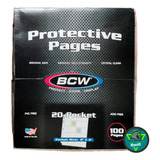Folha Bcw Com 20 Bolsos 50 Unidades P Moeda E Tazo