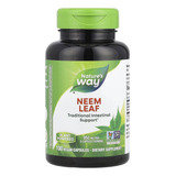 Folha De Neem 950mg 100 Cápsulas Nature s Way Importado Usa