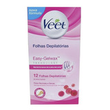 Folha Depilatória Corporal Veet Pele Normal E Seca 12 Folhas