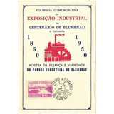 Folhinha Selo 256 Expo Industrial Centenário Blumenau 1950