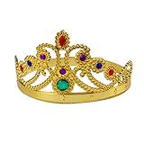 FOMIYES 1 Unidade Coroa Dourada Da Rainha Coroa De Memória Histórica Fantasias Vestidos A Coroa Adereço De Festa De Halloween Coroa Real Medieval Baile De Formatura Adereços