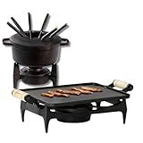 Fondue 1 7 L Com 6 Garfos Mais Rechaud Chapa De Ferro Fundido