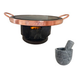 Fondue De Pedra Sabão 31 Cm Pilão De 11 Cm Imperdível 