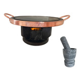 Fondue De Pedra Sabão 31 Cm Pilão De 11 Cm Imperdível 